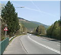 A467 heads NE into Crosskeys