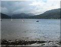 NS1780 : View across Holy Loch from Lazaretto point by John Firth