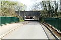 A467 bridge viewed from the edge of Pandy Park, Crosskeys