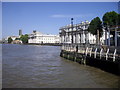 TQ3878 : River front of The Royal Naval College Greenwich by PAUL FARMER