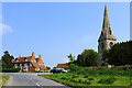 The Road into Steeple Claydon