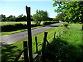 The Sussex Ouse Valley Way crosses drive at Nether Walstead