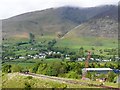 Threlkeld village seen from the quarry