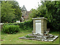 Fittleworth war memorial and church