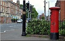 J3375 : Pillar box, Belfast by Albert Bridge