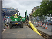 NT2473 : Edinburgh Townscape : Pipelaying in Queensferry Street by Richard West