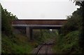 Blackbird Leys Road bridge over the branch line