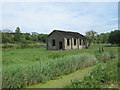 Derelict building beside Great Stour