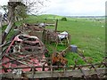 NY8478 : Agricultural scrap at Warksfield Head Farm by Oliver Dixon