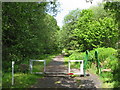 Cycle and footpath at Parc Cwm Darran