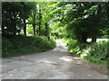 Country lane south of Retyn Farm