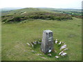 Trig point on Cefn Bryn, Gower