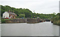 Saltersford Locks from below