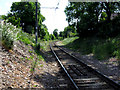 Mitcham:  Tramway, looking east