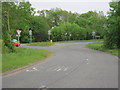 Southern end of Coatsay Moor Lane at the junction with Heighington bypass