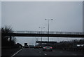 TQ3452 : Footbridge at junction 6, M25 by N Chadwick