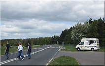 SE8593 : Ice cream van at the Hole of Horcum Viewpoint by Pauline E