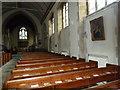 St. Boniface Church on Hursley Road: pews