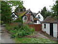 Old building at the rear of The Boot Inn, Orleton