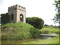 SU9994 : Chalfont St Giles: Captain Cook Monument and Moat by Nigel Cox