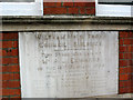 Holy Cross Council offices: foundation stone