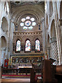 Waltham Abbey church, nave looking east