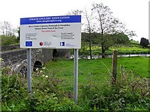 H4569 : Omagh Anglers Association noticeboard, Lissan by Kenneth  Allen