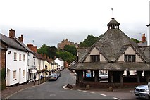 SS9943 : The High Street in Dunster by Steve Daniels