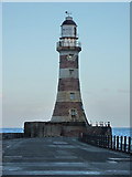 NZ4158 : Roker Pier Lighthouse, Sunderland Harbour by Alexander P Kapp