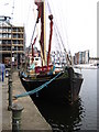 TM1644 : Sailing Barge "Victor" in Ipswich Wet Dock by Chris Holifield