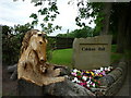 The sign for Colshaw Hall, Over Peover