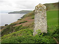 SX1850 : Daymark above Broad Cove by Philip Halling