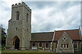 Stutton Church, from the road