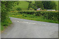 Road junction near Dol-y-gors farm