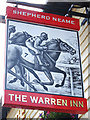 TR0725 : The Warren Inn sign by Oast House Archive