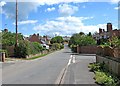 Old Northwick Lane looking east, Northwick, Worcester