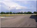 TM2963 : Car Park at Framlingham Sports Club by Geographer