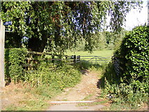 TM2863 : Footpath to the playing fields by Geographer