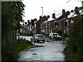 Top of Hornthorpe Road and houses on the main road