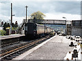 Train entering Lambeg station