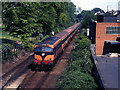 Train approaching Lisburn station