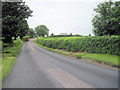 Approaching crossroads at Bryn Penarth