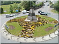 Beacon sculpture, Albion Road roundabout, Pontypool