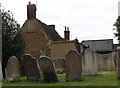 Geddington: churchyard and Church Hill