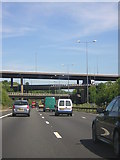 TQ3053 : M25 / M23 junction, Merstham by Christopher Hilton