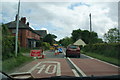 Road works on the A458 near Llangadfan