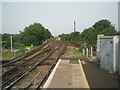 Looking up the line from Lewisham station