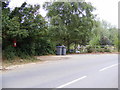 Footpath to the A12 & Brook Cottage Postbox