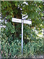 TM2242 : Roadsign on Purdis Road by Geographer