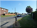 Looking from Gudge Heath Lane into Brook Farm Avenue